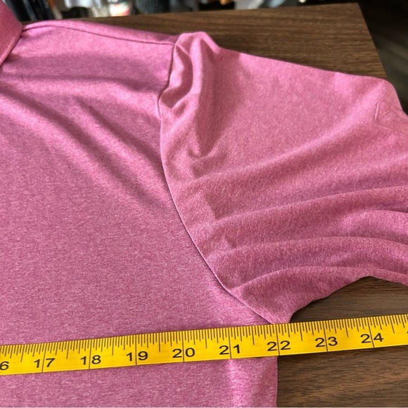 ❤️ PGA tour Men's Pink Polo Shirt L - Picture 7 of 8